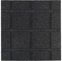 Gummimatte mit quadratischem Reliefmuster