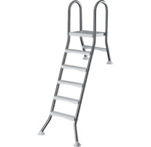 Schwimmbadleiter mit sieben Stufen