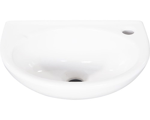 Handwaschbecken Europa oval 36x26 cm weiß-0