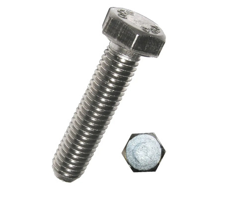 Sechskantschraube o. Schaft 6 x 20 mm, DIN 933 verzinkt 100 Stück