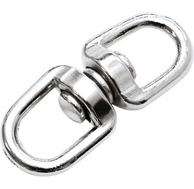 Wirbel aus Metall mit zwei Ösen