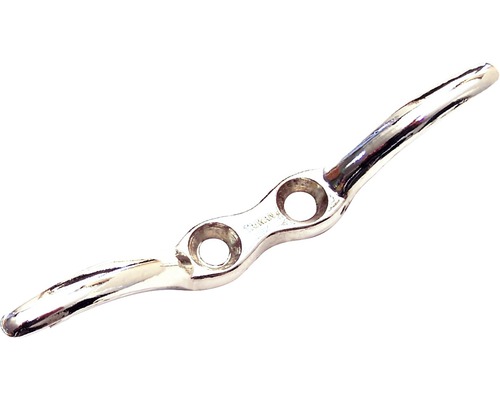 Bootsklampe aus Metall mit zwei Befestigungslöchern