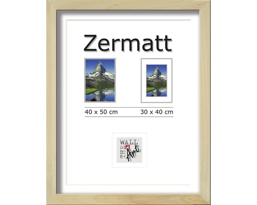 Bilderrahmen Holz Zermatt Eiche 40x50 cm