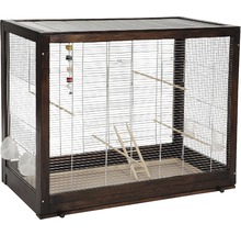 Vogelkäfig Skyline Diana 99x52x80 cm wenge