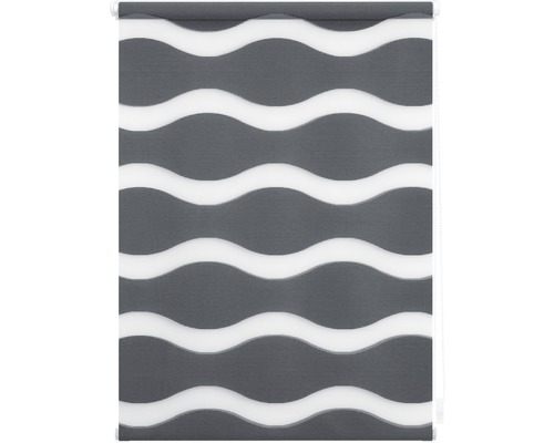 Fensterrollo mit Wellenmuster