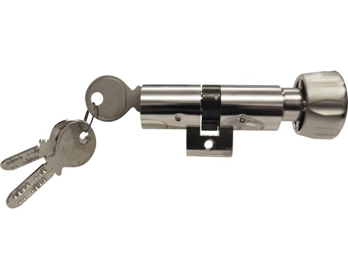 Profilzylinder mit Drehknopf 32,5/32,5 inkl. 3 Schlüssel