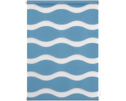 Fensterrollo mit Wellenmuster