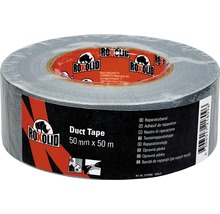 Rolle graues Textilklebeband, 50 Millimeter mal 50 Meter