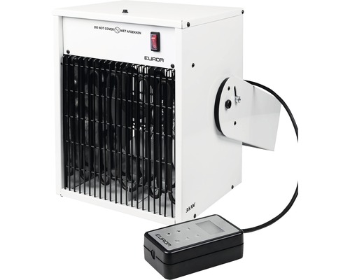 Elektro-Heizlüfter Eurom Gewerbe-Heizlüfter EK3000 3000 Watt inkl. Fernbedienung Elektrischer Heizlüfter mit digitaler Steuerung