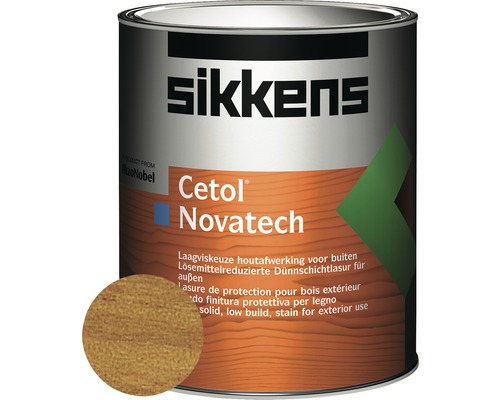 SIKKENS Lasur Cetol Novatech 006 Eiche hell 1 L Sikkens Cetol Novatech Holzlasur für Aussen