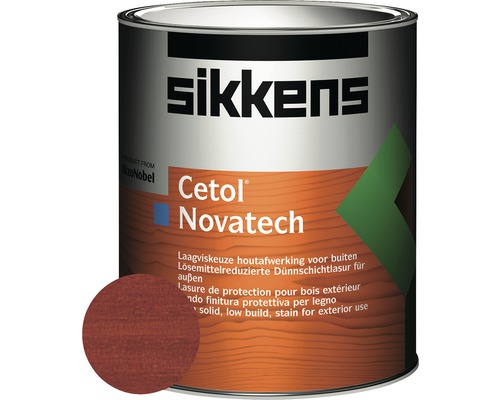 SIKKENS Lasur Cetol Novatech 045 mahagoni 1 L Sikkens Cetol Novatech Holzlasur Dose