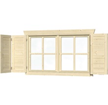 Holzfenster mit Fensterläden