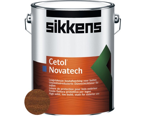SIKKENS Lasur Cetol Novatech 009 Eiche dunkel 5 L Sikkens Cetol Novatech Holzlack Dose