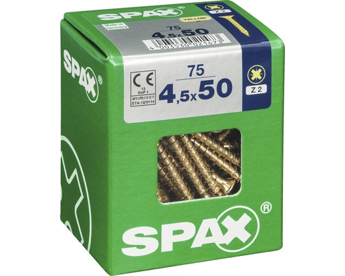 SPAX Universalschrauben im Karton 4,5x50