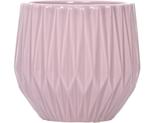 Blumentopf Stripe Keramik Ø 12 cm pink