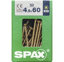 Spax Universalschrauben 4,5x60 Millimeter, Packung mit 50 Stück