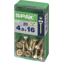 Spax Universalschrauben im grünen Behälter, Größe 4,5x16 mm, 20 Stück