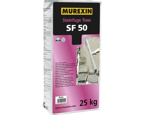 Steinfuge Trass SF 50 Murexin grau 25 kg