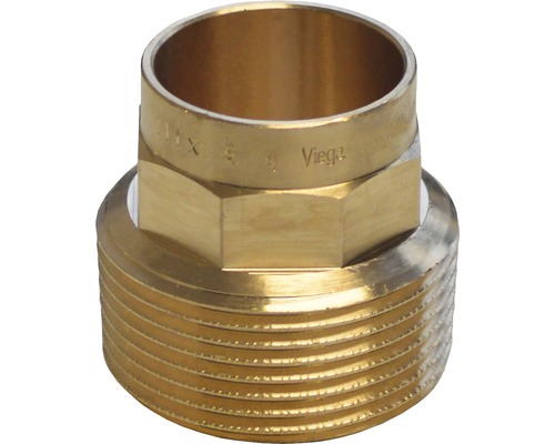 Übergangsnippel Viega 28x1 1/4" Rotguss 105839 Übergangsnippel Viega 28x1 1/4" Rotguss 105839
