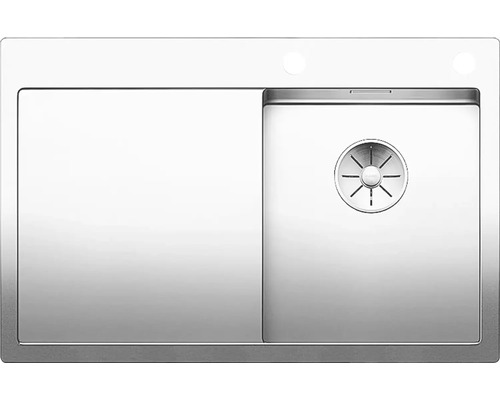 Spüle aus Edelstahl mit zwei Becken