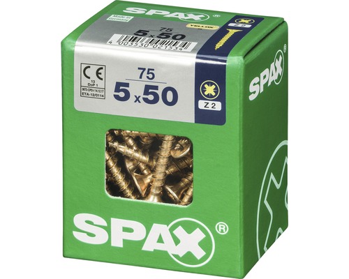 Spax Universalschrauben 5,0 x 50 mm im Karton