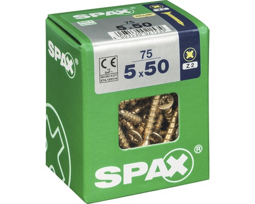Spax Schrauben im Karton 5 x 50 Millimeter