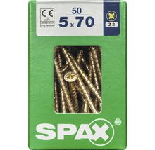 Spax Schrauben 5x70 Millimeter, Packungsinhalt 50 Stück