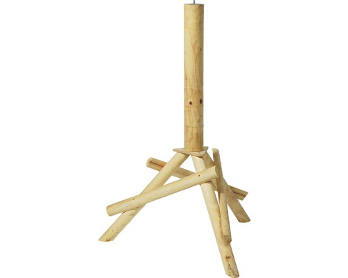Holzständer für Papageienspielplatz