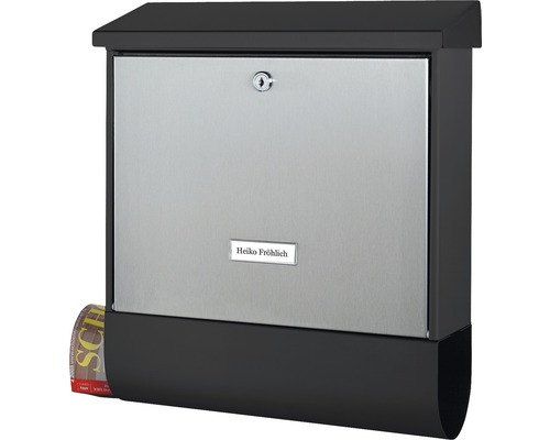 Briefkasten mit Zeitungsfach