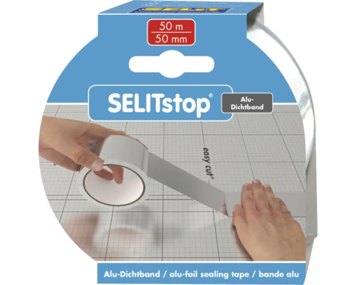Alu- Dichtband 50m-selbstklebend Alu- Dichtband 50m-selbstklebend