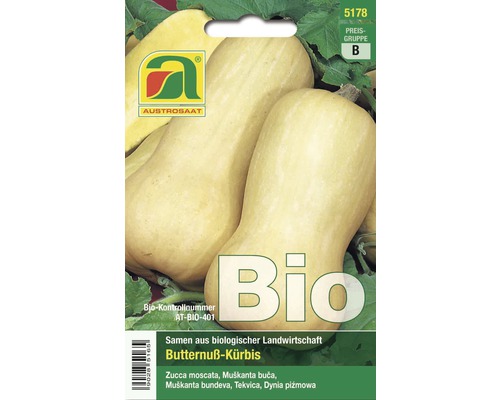Gemüsesamen Austrosaat Bio Kürbis 'Butternut'