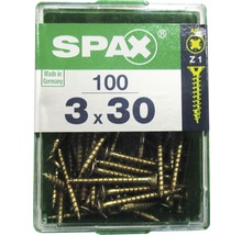 Spax Schrauben 3x30 Millimeter, 100 Stück Packung