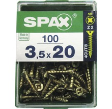 Spax Schrauben 3,5 x 20 mm, 100 Stück in Kunststoffbox