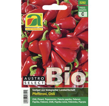 Bio Pfefferoni und Chili Saatgutpackung von Austro Saat