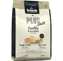 Bosch Plus Adult Hundefutter mit Forelle und Kartoffel, 2,5 Kilogramm