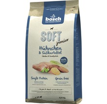 Bosch Soft Junior Hundefutter mit Hühnchen und Süßkartoffel, 1 Kilogramm