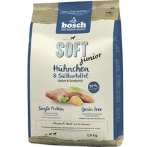 Bosch Soft Junior Trockenfutter mit Hühnchen und Süßkartoffel in einer 2,5 Kilogramm Packung