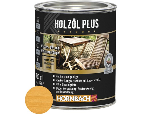 HORNBACH Holzöl Plus lärche 750 ml-0