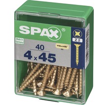 Spax Universalschrauben im 4 x 45 Millimeter Format im Behälter