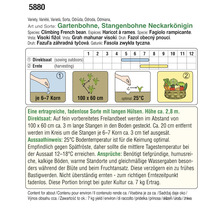 Informationen zu Neckarkönigin Stangenbohnen