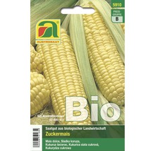Zuckermais Saatgutpackung aus biologischer Landwirtschaft