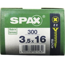 SPAX Schraubenpackung mit 300 Schrauben, 3,5 x 16 Millimeter