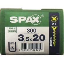 Spax Schraubenpackung mit 300 Stück, Größe 3,5x20