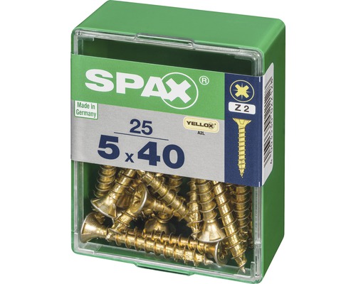 Spax Universalschrauben 5x40 Millimeter im Behälter