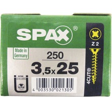 Verpackung Spax Schrauben 3,5x25 mm, 250 Stück