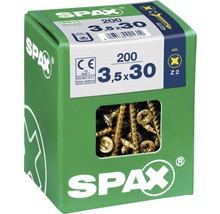 Spax Schrauben 3,5x30 mm, 200 Stück in einer Packung