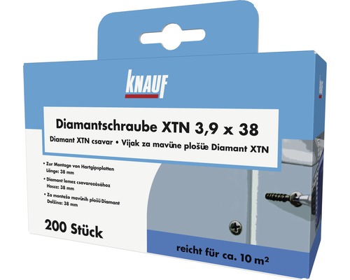 Diamantschraube XTN 3,9x38 mm (200 Stk.)