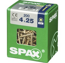 Verpackung Spax Schrauben 4 x 25 Millimeter, 200 Stück