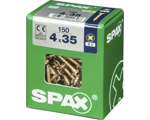 Spax Universalschrauben im Karton, 4 x 35 Millimeter