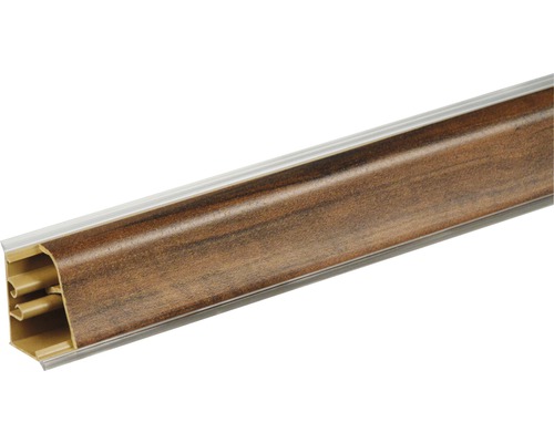Wandabschlussleiste PICCANTE Zwetschge 611 Länge: 3000 mm Sockelleiste mit Holzdekor